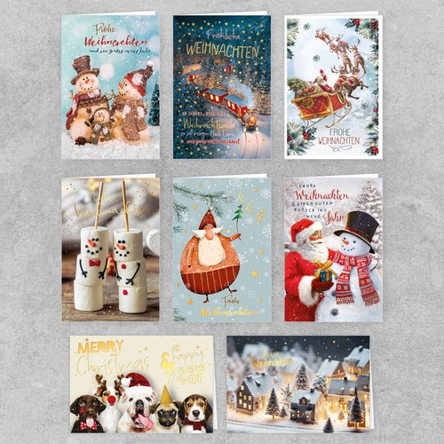 Weihnachtskarten set - weihnachtskarten,