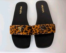Prada Slides Leoparden-Print