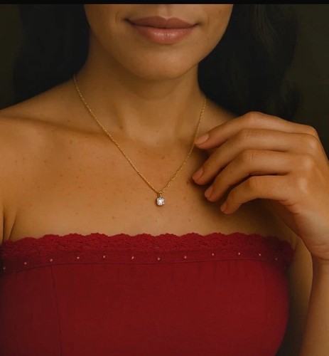 Zarte kette mit zirkonia - zarte,
