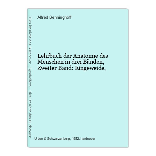Lehrbuch der anatomie des - anatomie,