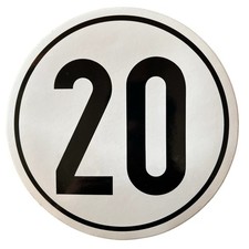 Geschwindigkeitsschild