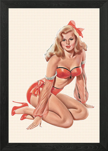 Vintage pinup girl - vintage,