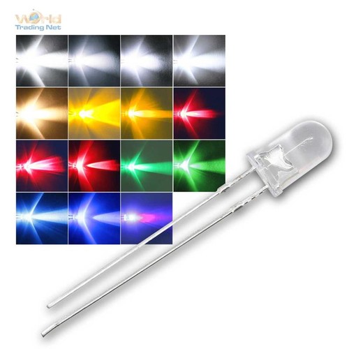 Led 5mm wasserklar versch - 5mm,