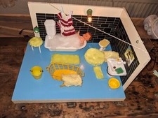 Altes Puppenstuben Bad mit Licht und Netzteil