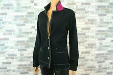 LABEL AND THREAD DAMEN KOCH WOLLE WALK JACKE BLAZER SCHWARZ PINK M