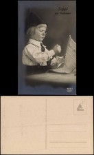 Ansichtskarte  Junge: Seppl als Politiker! Klein als Groß - Fotokunst 1910