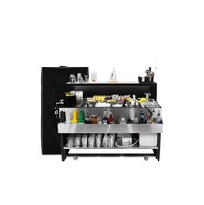 Mobile Theke Verkaufstisch Zusammenklappbar mit Tasche