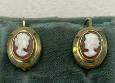 Kamee Ohrringe 333er Gold