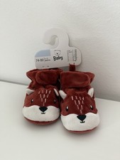 Süße Baby Schuhe Größe 74/80 • Fuchs Socken / Söckchen • Herbst & Winter • Kik