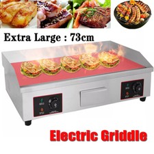 4400W Elektro Grillplatte Griddleplatte Gastro Griddle Grill Bratplatte Bräter