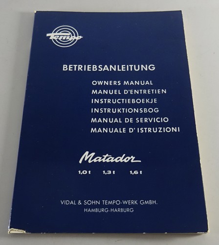 Betriebsanleitung tempo - betriebsanleitung,