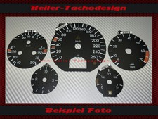Tachoscheiben für Mercedes SL W129 R129 MOPF 2 Km/l 1998 bis 2001