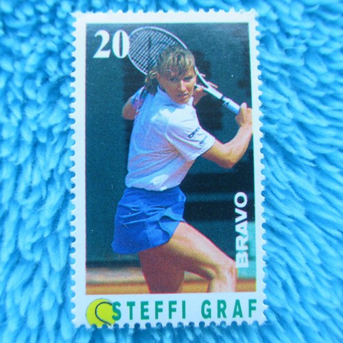 Steffi graf briefmarke stamp - graf,
