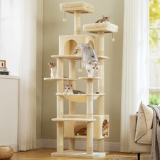 PAWZ Road Kratzbaum XXL Große Katzen Klein Stabil Katzenbaum Sisal Kletterbaum