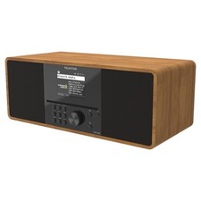 TELESTAR TOP 300 Holz Stereo DAB+ UKW Internetradio mit CD Player Radio Digitalr