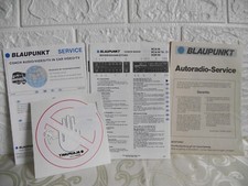 alte Bedienungsanleitung für Blaupunkt Bussystem BCA08 TA,SQR08+Aufkleber