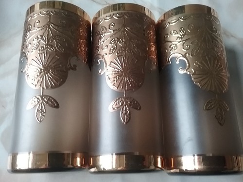 Rauchfarbene goldverzierte - 3,