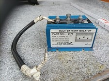 Ladestrom Verteiler Multi Battery Isolator 2x 75 Ah / AMPS