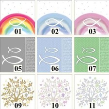 20 Servietten Kommunion Konfirmation Taufe Tischdeko Firmung Junge Mädchen Deko