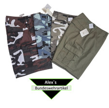 Bermuda US BDU Shorts kurze Hose Cargo Shorts Tarnhose Rangerhose B-Ware NO50A.B