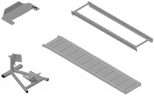 Motorradhalter mit einbauset und Wippe