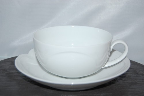 Teetasse 2tlg groß domino - teetasse,