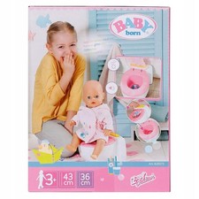 Puppentoilette Zubehör Neu