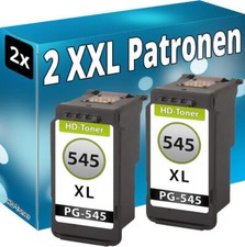 2x TINTE PATRONEN PG-545 XL für CANON MG2550 MG2555 MG2950 MX494 MX495 black