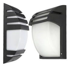 Außenleuchte Wandlampe Wandleuchte Gartenlampe Schwarz E27 max 40W 230V IP44 EDO