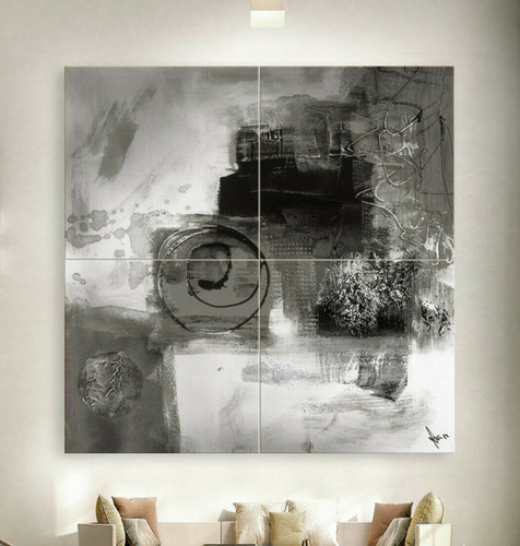 Abstrakt leinwand bild - abstrakt, bild-set
