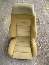 Recaro Sportsitz klappbar Orange 1979 z.b. Porsche 911,BMW 6er E24,