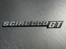 VW Scirocco GT I (1974—81), original Heckemblem