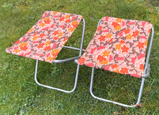 Campinghocker Klapphocker Hocker 2x Camping DDR vintage Ostalgie 1970er