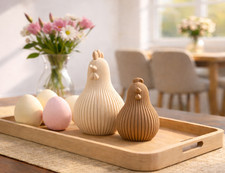 Minimalistische Osterhühner