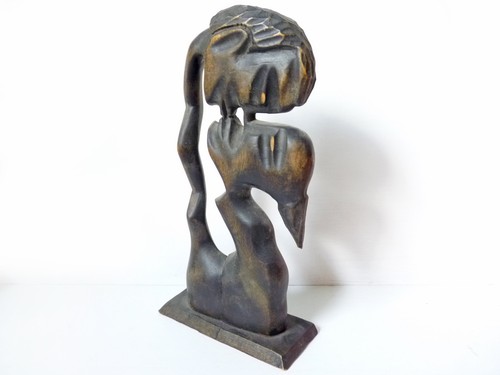 Vintage skulptur liebespaar - skulptur,