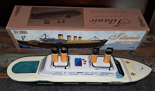 Blechspielzeug kerzenboot - blechspielzeug,