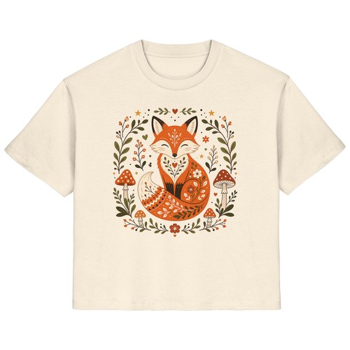 Fuchs damen organic - fuchs, t-shirt