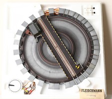Fleischmann Märklin H0 6652 Drehscheibe mit Bedienung  OVP (301957) #5908#