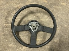 SUZUKI SJ 410 SJ413 SAMURAI LENKRAD 3 SPEICHEN GRAU GEBRAUCHT OHNE HUPENKNOPF !