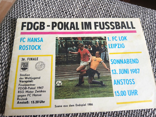 Programmheft fdgb pokal finale - programmheft, fdgb-pokal