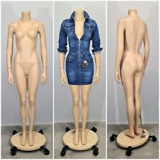 Schaufensterpuppe weiblich lebensecht hochwertig GFK 6-Teilig Mannequin
