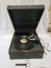 Alter Antiker Phonograf, Grammophon Koffer Deko Vintage