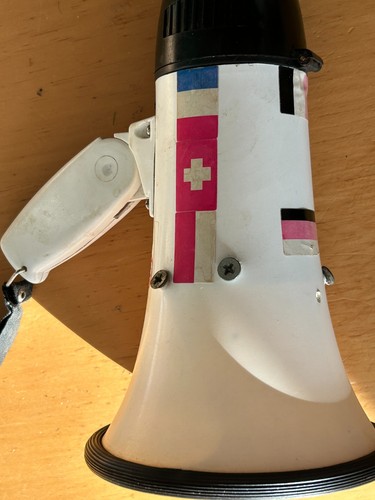 Megafon mit lautstärkeregler - megafon,