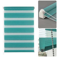 Doppelrollo Klemmfix Ohne Bohren Duo Rollo Fensterrollo Zebrarollo Rollo Türkis