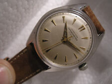 JUNGHANS Chronometer Kal. 82/1 Handaufzug seltenes Edelstahlgehäuse Stoppsekunde