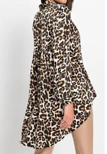 Satinbluse mit verlängertem