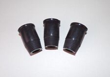 Besenstielhalter 3 Stück Kunststoff DDR Lagerware technoplast Schwarz Gewinde