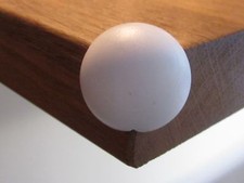 2 Eckenbumms 35 mm weiß,  Eckenschutz, Kantenschutz, Stoßschutz  Puffer 502701