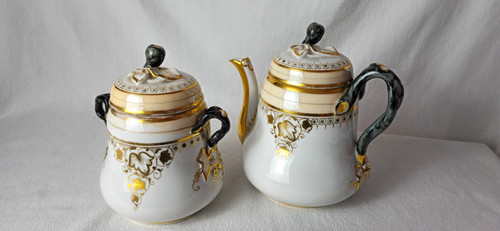 Porzellan kaffeekanne 20cm - porzellan,