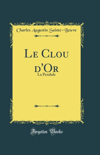 Clou la pendule - d'or:,